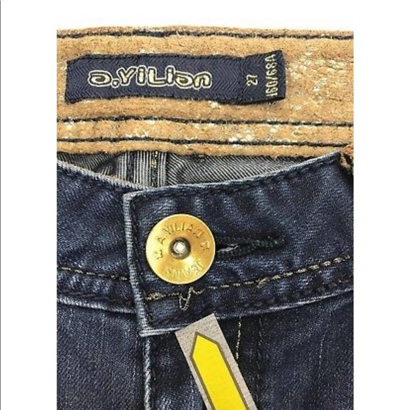 A.Yilian Skinny Fit Ankle Grazer Metallic Thread - Picture 6 of 8